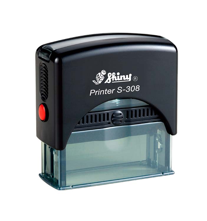 Sello de Caucho Shiny S-308 – Sello personalizado alargado 45 x 10 mm